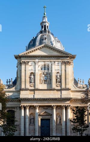Universitätsgebäude der Sorbonne in Paris, Frankreich Stockfoto