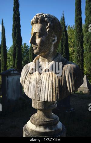 Der englische Friedhof oder Cimitero Inglese in Florenz Italien Stockfoto