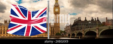 Konservative: Großbritannien dazu bringen, die Konservative Partei, offiziell die Konservative und Unionistische Partei, auch umgangssprachlich als die Tories bekannt, zu bewegen, Stockfoto