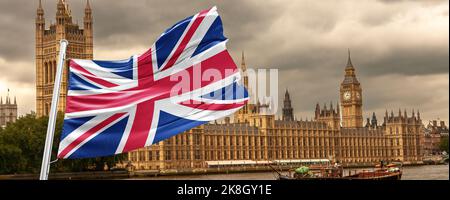 Konservative: Großbritannien dazu bringen, die Konservative Partei, offiziell die Konservative und Unionistische Partei, auch umgangssprachlich als die Tories bekannt, zu bewegen, Stockfoto