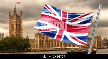 Konservative: Großbritannien dazu bringen, die Konservative Partei, offiziell die Konservative und Unionistische Partei, auch umgangssprachlich als die Tories bekannt, zu bewegen, Stockfoto