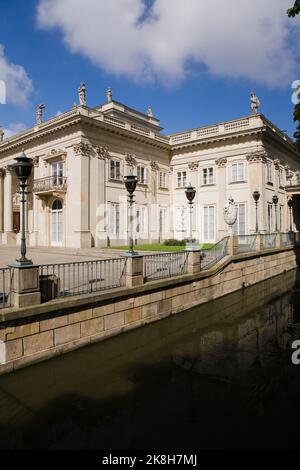 Lazienki königlichen Palast in Warschau, Polen Stockfoto