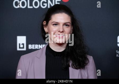 Köln, Deutschland. 23. Oktober 2022. Sarah SCHYGULLA Red Carpet Red Carpet Show Anreise Fotoausstellung zum FILMSOUND VON KÖLN beim Filmfestival Köln 2022 in Köln 23. Oktober 2022 XCUT: Credit: dpa/Alamy Live News Stockfoto