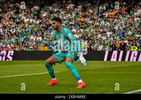 SEVILLA, SPANIEN - 23. OKTOBER: Rui Silva von Real Betis Balompie während des Spiels zwischen Real Betis Balompie und Atletico de Madrid CF von La Liga Santander am 27. August 2022 in Mestalla in Valencia, Spanien. (Foto von Samuel Carreño/PxImages) Stockfoto