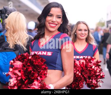 Austin, TX, USA. 23. Oktober 2022. 23. Okt 2022: Houston Texans Cheerleaders während des Formel 1 Aramco United States Grand Prix in Austin, TX. Jason Pohuski/BMR (Bildquelle: © Jason Pohuski/BMR via ZUMA Press Wire) Stockfoto