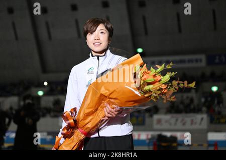 Nagano, Japan. Kredit: MATSUO. 22. Oktober 2022. NAO Kodaira Speed Skating : die All Japan Speed Skating Single Distance Championships 29. in Nagano, Japan. Kredit: MATSUO .K/AFLO SPORT/Alamy Live Nachrichten Stockfoto