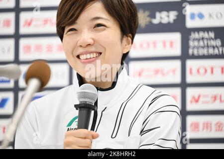 Nagano, Japan. Kredit: MATSUO. 22. Oktober 2022. NAO Kodaira Speed Skating : die All Japan Speed Skating Single Distance Championships 29. in Nagano, Japan. Kredit: MATSUO .K/AFLO SPORT/Alamy Live Nachrichten Stockfoto