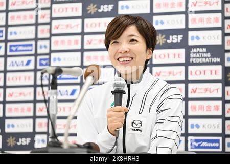 Nagano, Japan. Kredit: MATSUO. 22. Oktober 2022. NAO Kodaira Speed Skating : die All Japan Speed Skating Single Distance Championships 29. in Nagano, Japan. Kredit: MATSUO .K/AFLO SPORT/Alamy Live Nachrichten Stockfoto