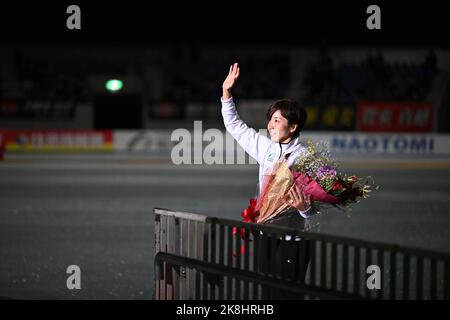 Nagano, Japan. Kredit: MATSUO. 22. Oktober 2022. NAO Kodaira Speed Skating : die All Japan Speed Skating Single Distance Championships 29. in Nagano, Japan. Kredit: MATSUO .K/AFLO SPORT/Alamy Live Nachrichten Stockfoto