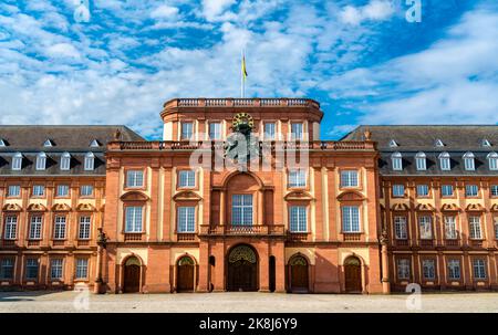 Barockschloss in Mannheim - Baden-Württemberg Stockfoto