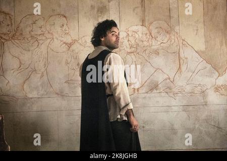 AIDAN TURNER in LEONARDO (2021), Regie: FRANK SPOTNITZ und STEVE THOMPSON. Kredit: Lux Vide / RAI Kino / Album Stockfoto