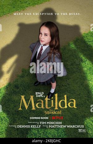 ROALD DAHL'S MATILDA DAS MUSICAL (2022), REGIE: MATTHEW WARCHUS. Kredit: Arbeitstitel Filme / Album Stockfoto