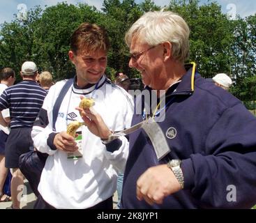 Let Baule, Frankreich. Fußball-Weltmeisterschaft 1998. Roar Strand (t Scan Foto: Erik Johansen Stockfoto