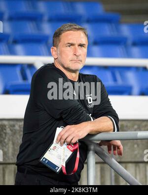 Yokohama. 22.. Juli 2021. ARCHIVFOTO: Stefan KUNTZ wird 60 am 30. Oktober 2022, Trainer Stefan KUNTZ (GER). Fußball-Vorrunde der Männer-Gruppe D, Brasilien (BRA) - Deutschland (GER), am 22.. Juli 2021 in Yokohama. Olympische Sommerspiele 2020, ab 23,07. - 08.08.2021 in Tokio/Japan. Ã © Credit: dpa/Alamy Live News Stockfoto