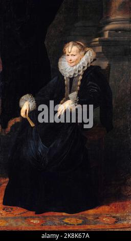 Anthony van Dyck, Portrait einer genuesischen Lady, Ölgemälde auf Leinwand, um 1622 Stockfoto