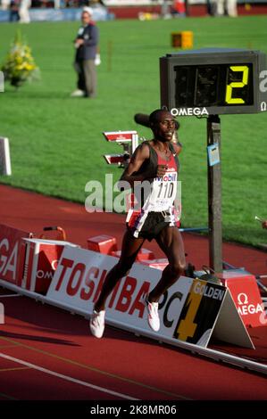 Oslo 21. Juli 1995. Moses Kiptanui, 3000 Meter Hecke, Bislett Games. Foto; Cornelius Poppe / NTB Stockfoto