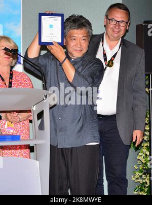 Prix FIPRESCI 75. Filmfestspiele von Cannes 28. Mai 2022 Stockfoto