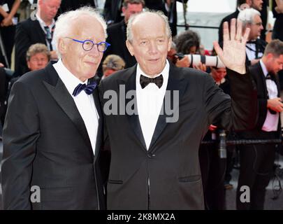 Jean-Pierre und Luc Dardenne 75. Cannes Film Festival: Abschlussfeier 28. Mai 2022 Stockfoto