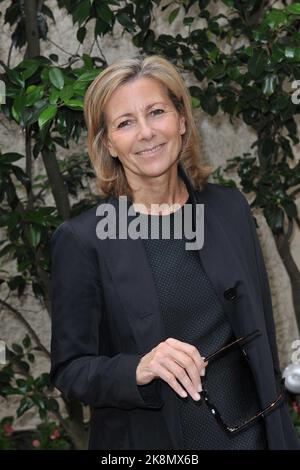 Claire Chazal bei der Flamme Marie-Claire Pressekonferenz im Salons France Amériques in Paris. 15. Juni 2015 Stockfoto