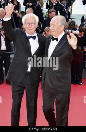 Jean-Pierre und Luc Dardenne 75. Cannes Film Festival: Abschlussfeier 28. Mai 2022 Stockfoto