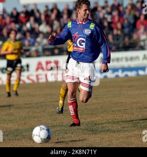 199604. Espen Haug - Vålerenga Fotball, April 1996 (fehlender Text). Foto: Cornelius Poppe/NTB Stockfoto