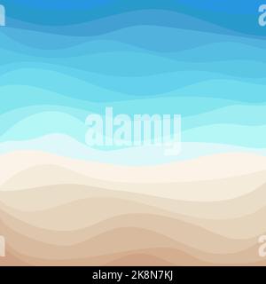 Abstrakter Hintergrund mit einem Farbverlauf von blau bis hellbraun. Stockfoto