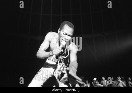 Philippe Gras / Le Pictorium - Fela Kuti - 23/10/2022 - Frankreich / Ile-de-France (Region) / Paris - Fela Kuti Konzert im Hipporome de Pantin, 15. März 1981 Stockfoto