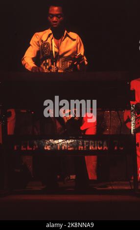 Philippe Gras / Le Pictorium - Fela Kuti - 27/3/2021 - Frankreich / Ile-de-France (Region) / Paris - Fela Kuti Konzert im Hipporome de Pantin, 15. März 1981 Stockfoto