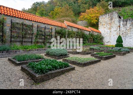 Ungarischer Königspalast in Visegrad Ungarn mit Garten Stockfoto