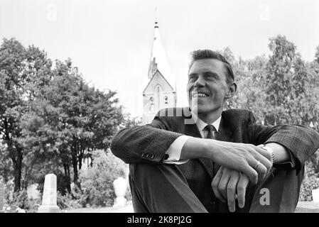 Oslo Juli 1968 Theologin Inge Lønning. Foto: Ivar Aaserud / Aktuell / NTB Stockfoto