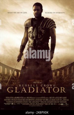 Gladiator Russell Crowe Stockfoto