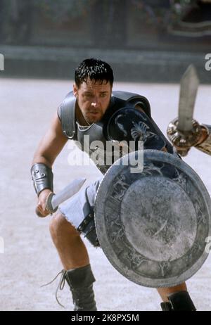 Gladiator Russell Crowe Stockfoto