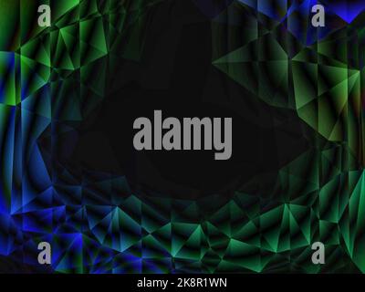 Ein abstrakter Hintergrund mit Dreiecken für Texturen und Overlays Stockfoto