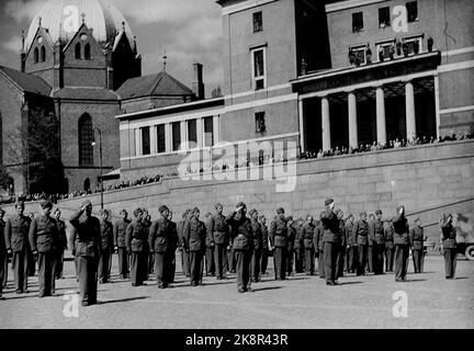 Oslo 19450517. Mai 17 Feier in Oslo 1945. Foto: NTB Stockfoto