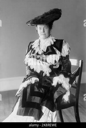 Edith Kermit Roosevelt (geb. Carow; 1861 – 1948) die zweite Frau von Präsident Theodore Roosevelt und die First Lady der Vereinigten Staaten von 1901 bis 1909. Stockfoto