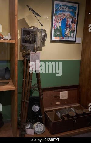 Saint-Tropez , Frankreich - 8. August 2022 - Gendarmerie nationale - französische Polizei - Museumsfilmgebäude Stockfoto