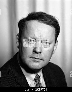 Oslo Januar 1970 NRK-Reporter Bjørge Lillelien. Foto: NTB / NTB Stockfoto