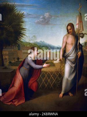 Noli me Tangere 1509-1510 Andrea del Sarto 1486-1530 italienischer Maler von Florenz, hoch-Renaissance und frühen Manierismus. Italien Stockfoto