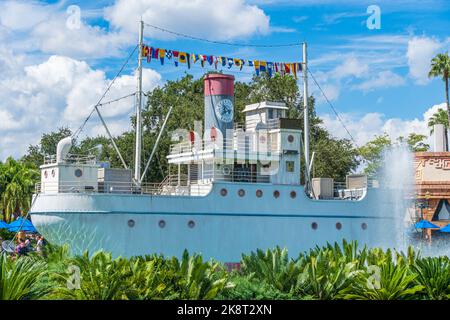 Dockside Diner Schnellrestaurant in den Hollywood Studios - Walt Disney World Resort, Lake Buena Vista, Florida, USA Stockfoto