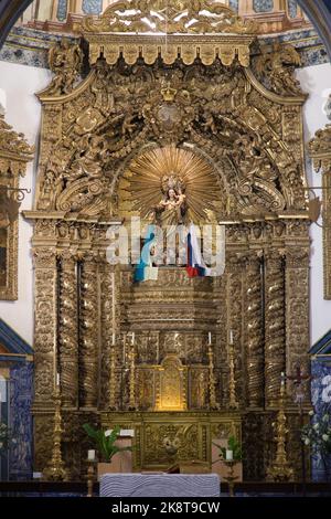 Portugal, Viseu, Nossa Senhora do Carmo, Chuch, innen, Stockfoto