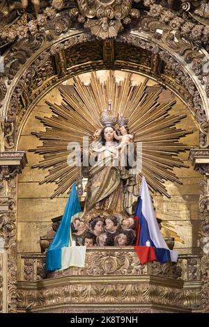 Portugal, Viseu, Nossa Senhora do Carmo, Chuch, innen, Stockfoto