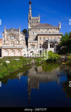 Portugal, Bucaco National Forest, Palace Hotel, Stockfoto