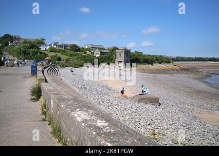 Watch House oder Watch Tower Bay Barry South Wales UK Stockfoto