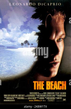 Leonardo DiCaprio Poster Film: The Beach (USA/UK 2000) Charaktere: Richard Regie: Danny Boyle 02 February 2000 **WARNUNG** Dieses Foto ist nur für den redaktionellen Gebrauch bestimmt und unterliegt dem Copyright von 20. CENTURY FOX und/oder des Fotografen, der von der Film- oder Produktionsfirma beauftragt wurde und darf nur von Publikationen im Zusammenhang mit der Bewerbung des oben genannten Films reproduziert werden. Eine obligatorische Gutschrift an 20. CENTURY FOX ist erforderlich. Der Fotograf sollte auch bei Bekanntwerden des Fotos gutgeschrieben werden. Ohne schriftliche Genehmigung der Film Company kann keine kommerzielle Nutzung gewährt werden. Stockfoto