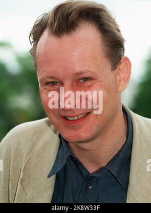 Oslo 19960809: Schwedischer Schauspieler Stellan Skarsgård. FL 37576 Foto: Anne Norseth, NTB / NTB Stockfoto