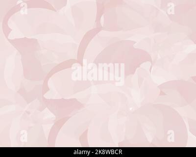 Aquarell Kunst Hintergrund in Rose oder rosa stilisiert als Blumen Rosen oder Pfingstrosen für Schreibwaren und Werbung, Kosmetik, Hochzeit Einladung, Listen zu tun Stock Vektor