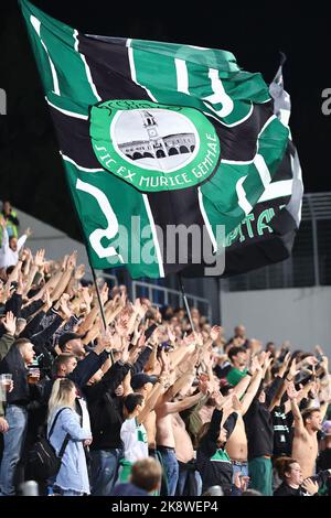 Reggio Emilia, Italien. 24. Oktober 2022. Fans (US Sassuolo) während US Sassuolo gegen Hellas Verona, italienische Fußballserie A Spiel in Reggio Emilia, Italien, Oktober 24 2022 Quelle: Independent Photo Agency/Alamy Live News Stockfoto