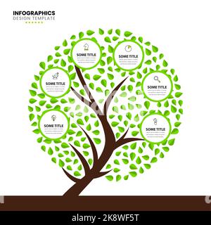 Infografik-Design-Vorlage. Kreatives Konzept mit 6 Schritten. Kann für Workflow-Layout, Diagramm, Banner, webdesign verwendet werden. Vektorgrafik Stock Vektor
