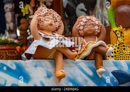 Brasilianisches Kunsthandwerk zur Dekoration Stockfoto
