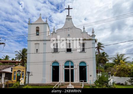 SALVADOR - BAHIA, BRASILIEN – 21 2022. SEPTEMBER: Igreja de Nossa Senhora da Luz em Morro de Sao Paulo Stockfoto